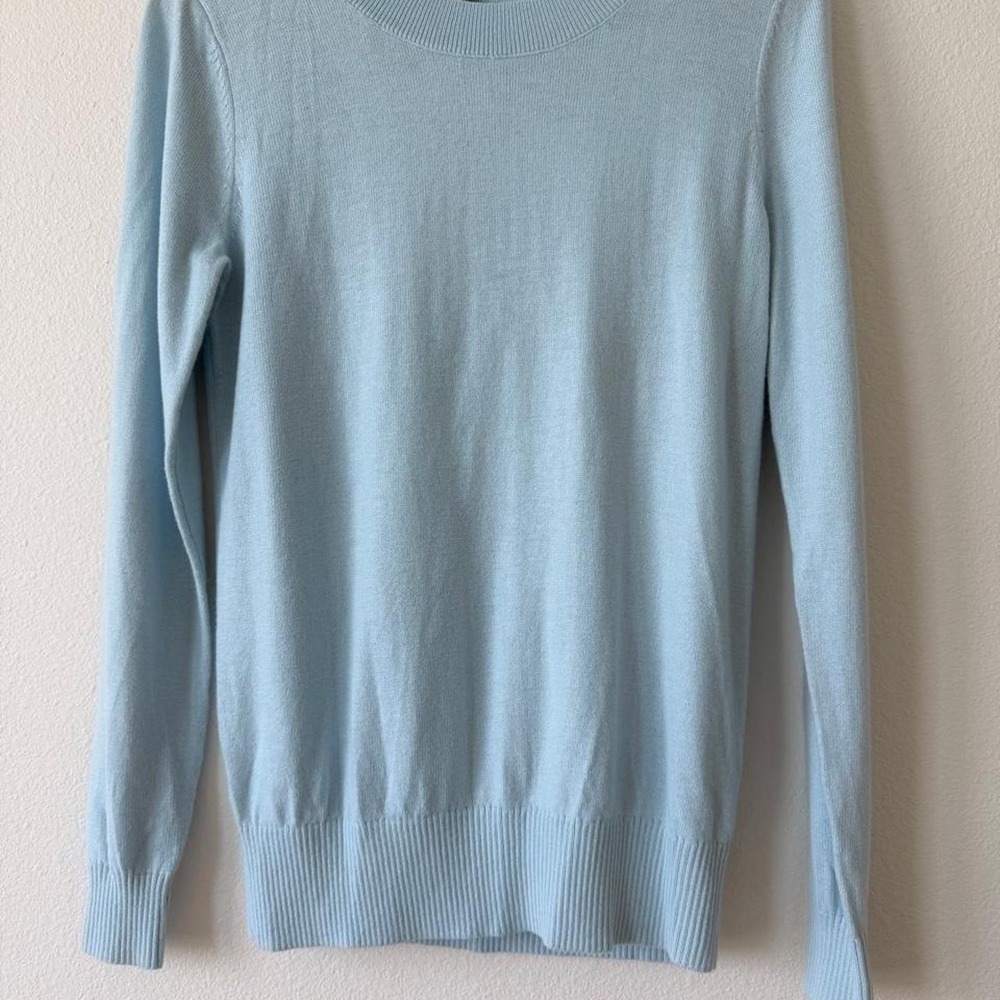 Loft light blue long sleeve sweater Size XS